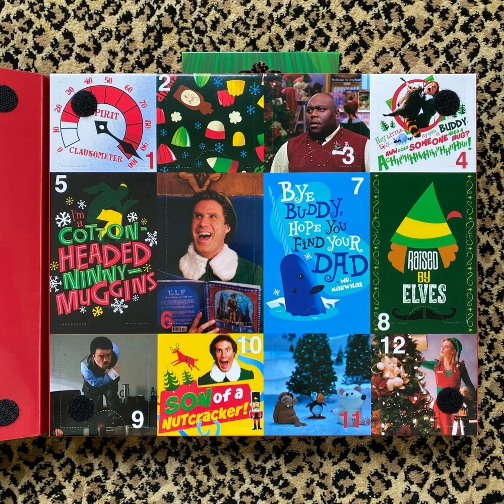 “Elf” 12 days of Christmas socks (NIB)